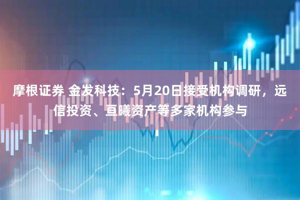摩根证券 金发科技：5月20日接受机构调研，远信投资、亘曦资产等多家机构参与